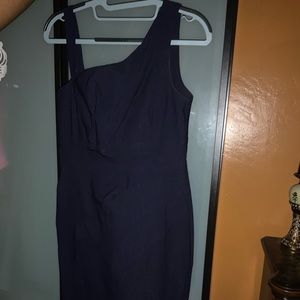 Navy blue mini dress